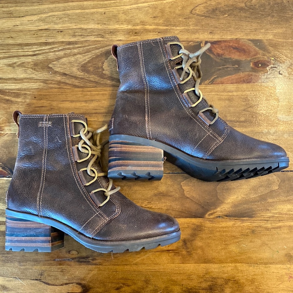 Women’s Sorel Brown Leather Boots